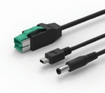 12V poweredusb to dc and mini usb cable