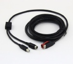 24v poweredusb to din 3 pin and usb b cable