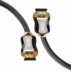 Aluminum alloy braided hdmi cable