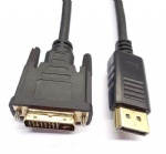 DP to dvi male cable